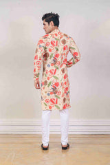 Kurta Set For Men In Yellow Colour sasyafashion