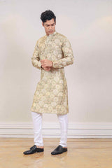Kurta Set For Men In Green Colour sasyafashion