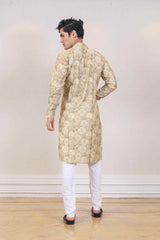 Kurta Set For Men In Green Colour sasyafashion