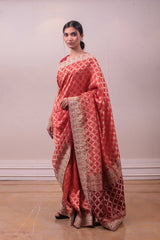 Designer Embedded with fancy adorments Handloom Silk Saree sasyafashion