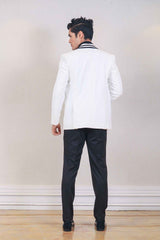 Blazer For Men In White Colour sasyafashion