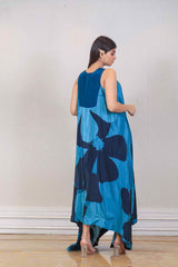 Designer Blue colour Dress sasyafashion