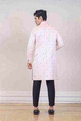 Indo Western For Men In Pink Colour sasyafashion