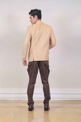 Indo Western For Men In Beige Colour sasyafashion