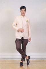 Indo Western For Men In Pink Colour sasyafashion