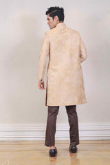 Indo Western For Men In Beige Colour sasyafashion