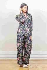 Designer Black colour co-ord sasyafashion