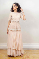 Designer party wear Sharara set sasyafashion