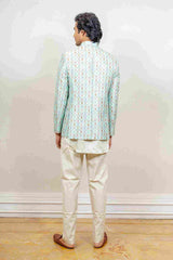 Indo Western For Men In Blue Colour sasyafashion