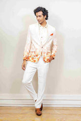 Blazer For Men In White Colour sasyafashion