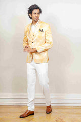 Blazer For Men In Yellow Colour sasyafashion