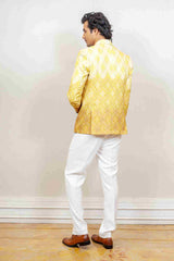 Blazer For Men In Yellow Colour sasyafashion