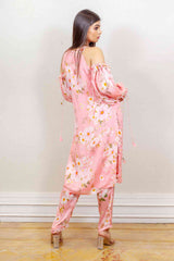 Designer Pink colour Co-ord sasyafashion