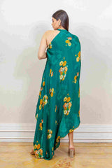 Designer Green colour Dress sasyafashion