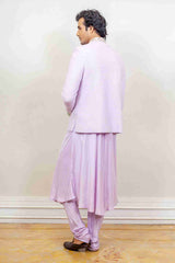 Kurta Jacket For Men In Beige Colour sasyafashion