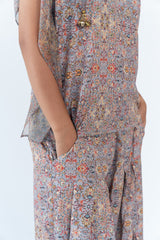 Top Pant in Grey Colour sasyafashion