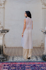 Mesh Pant in White colour sasyafashion