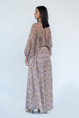 Top Palazzo in printed white colour sasyafashion