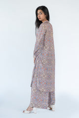 Silk Kurta Pant in Grey Colour sasyafashion