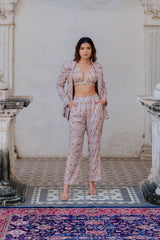 Pant Suit in white colour sasyafashion