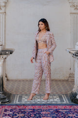Pant Suit in white colour sasyafashion