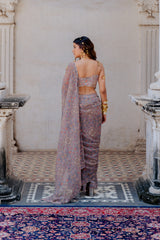 Regular sari in Grey Colour sasyafashion