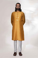 Mustard yellow kurta set sasyafashion