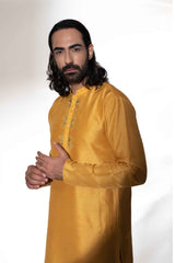 Mustard yellow kurta set sasyafashion