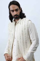 Ivory Achkan sasyafashion