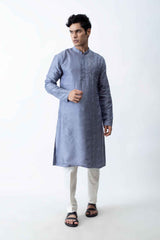 Cool Grey Mirror Kurta set. sasyafashion