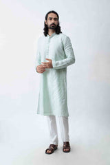 Mint Green Kurta Set sasyafashion