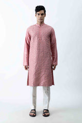 Dark Pink Kurta Set sasyafashion