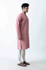 Dark Pink Kurta Set sasyafashion