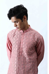 Dark Pink Kurta Set sasyafashion