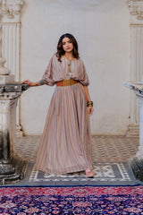Stripe Dress in Stripe printed sasyafashion