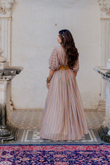 Stripe Dress in Stripe printed sasyafashion